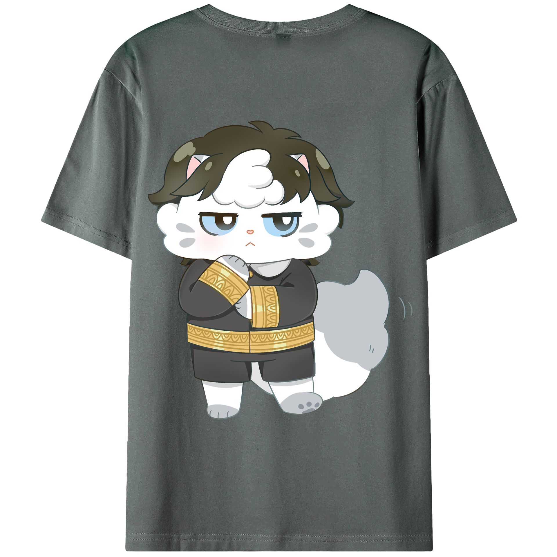 （画像用） SPY×FAMILY间谍家家酒 綿100％ メンズ半袖Tシャツ（バックプリント） 通気性